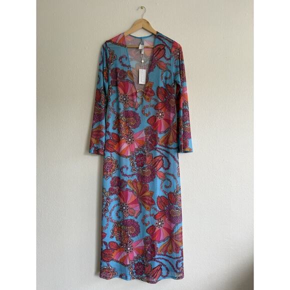 Trina‎ Turk Serene Maxi Dress, Casual, Beach Cover Ups for Women Size M - Picture 2 of 8